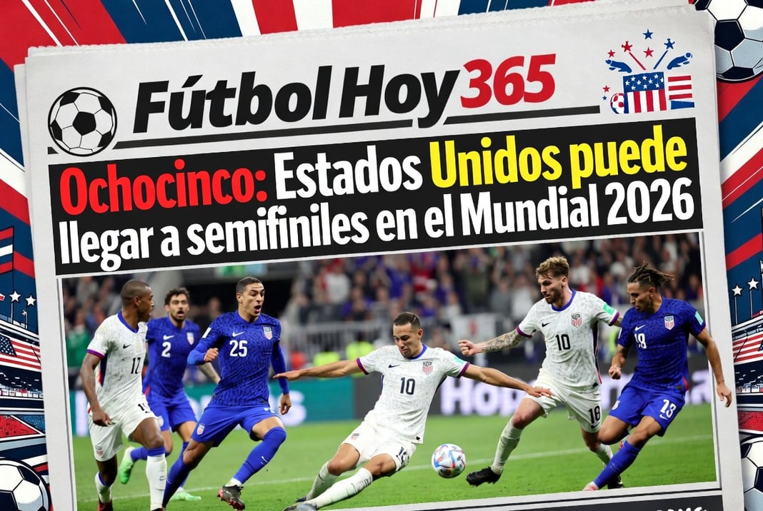 Ochocinco Estados Unidos puede llegar a semifinales en el Mundial 2026
