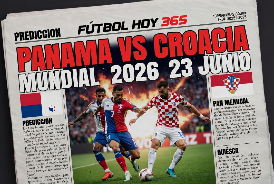 Prediccion Panama vs Croacia Mundial 2026 23 junio