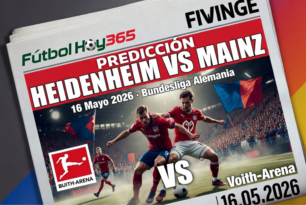 Prediccion Heidenheim vs Mainz 16 Mayo 2026 Bundesliga Alemania