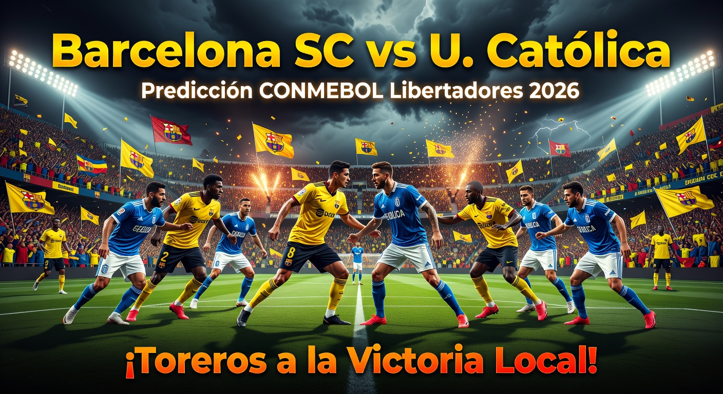 Barcelona SC vs U. Catolica Pronóstico / Prediction