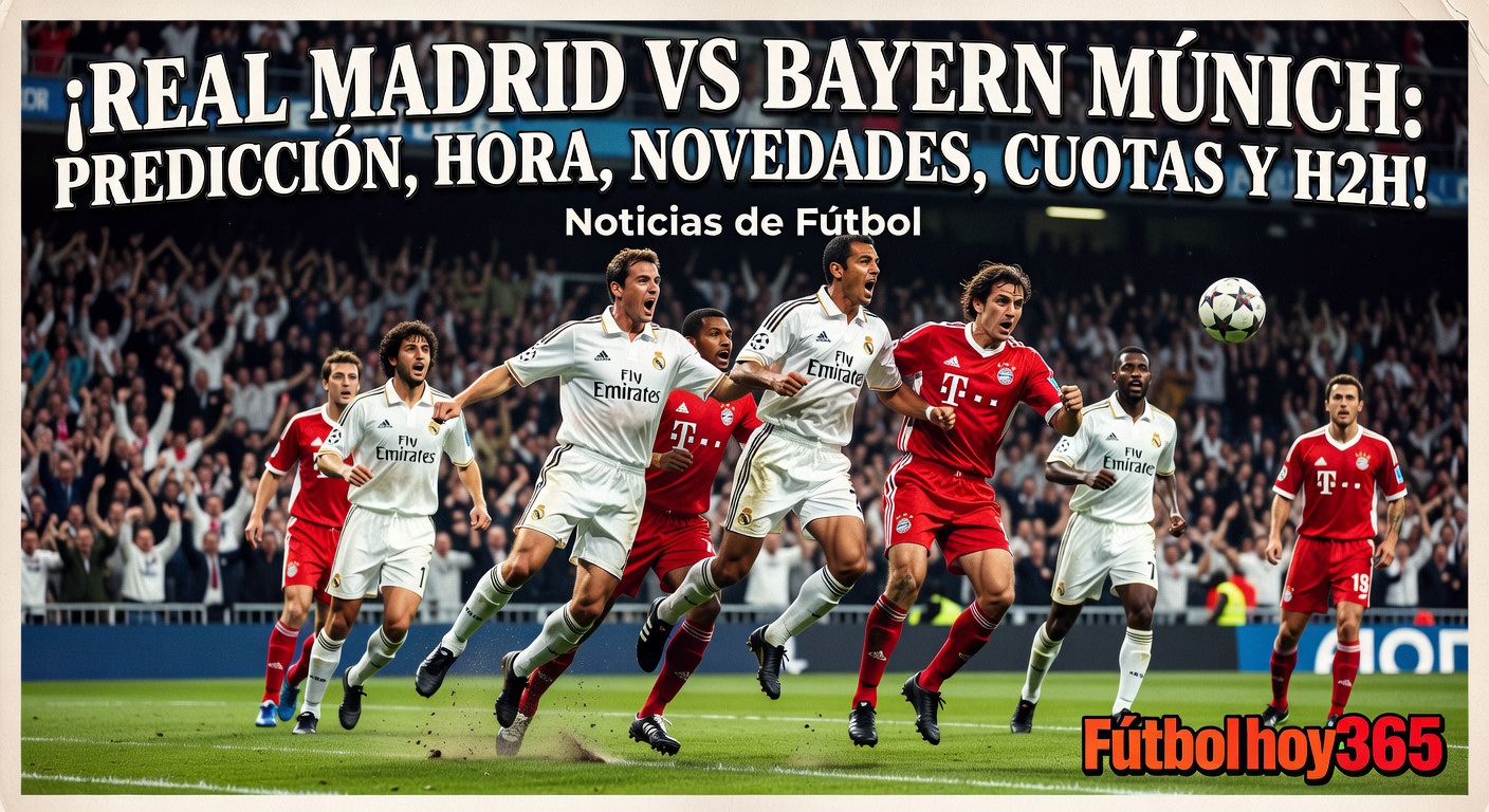 Real Madrid vs Bayern Munich Prediction and Team News (Evening Standard)