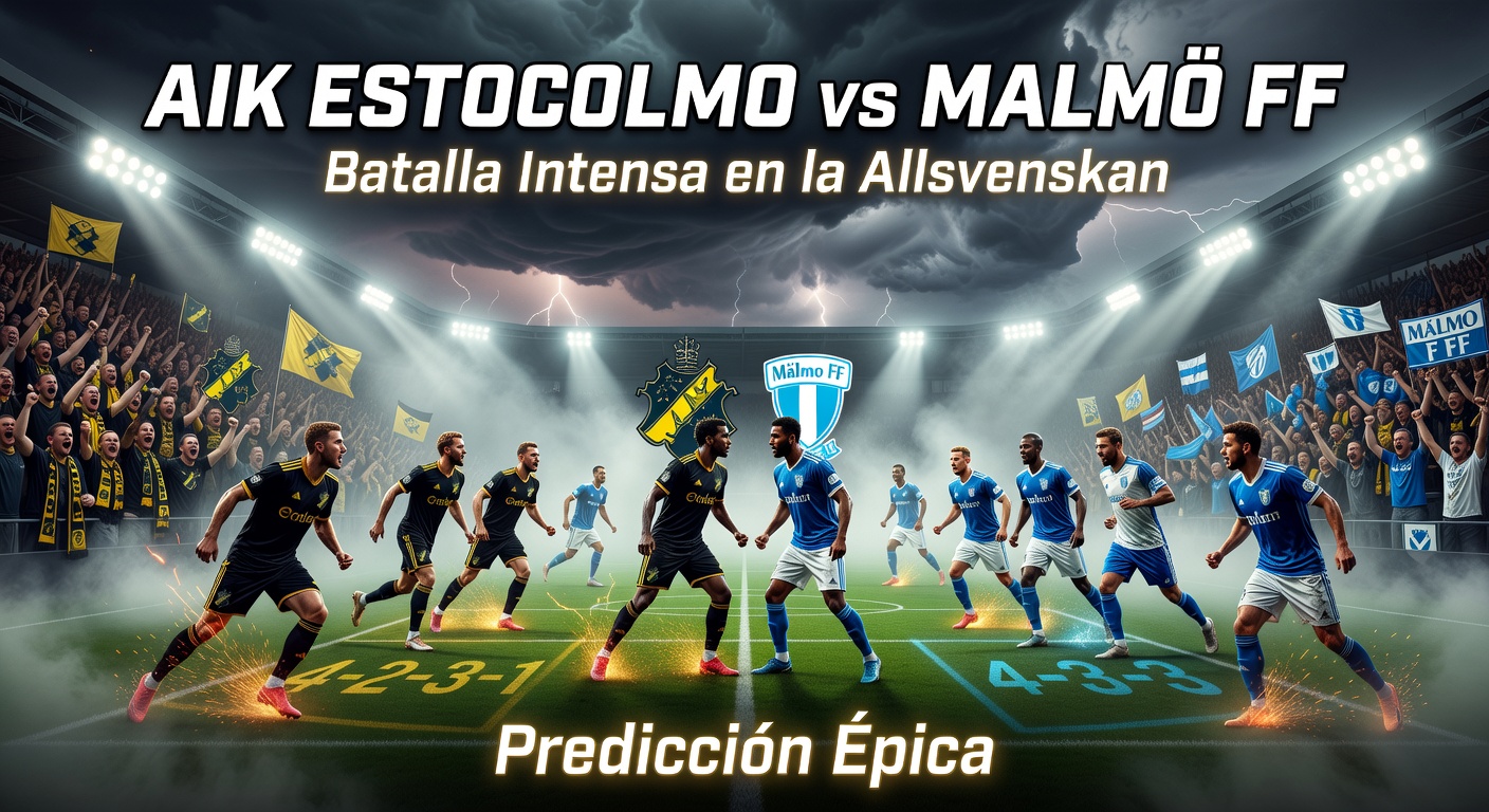 AIK Stockholm vs Malmo FF Pronóstico / Prediction
