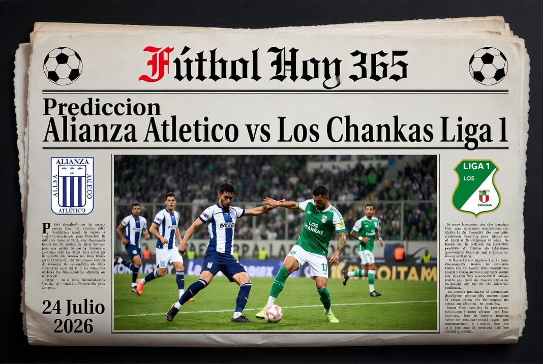 Prediccion Alianza Atletico vs Los Chankas Liga 1 24 Julio 2026