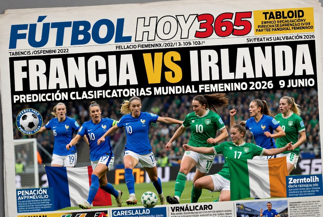 Francia vs Irlanda Prediccion Clasificatorias Mundial Femenino 2026 9 Junio