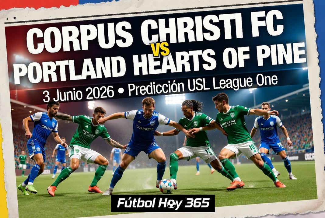 Corpus Christi FC vs Portland Hearts of Pine 3 Junio 2026 Prediccion USL League One