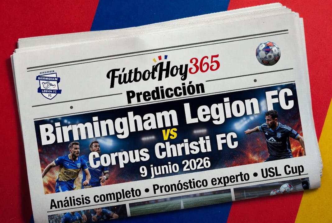 Predicción Birmingham Legion FC vs Corpus Christi FC USL Cup 9 junio 2026