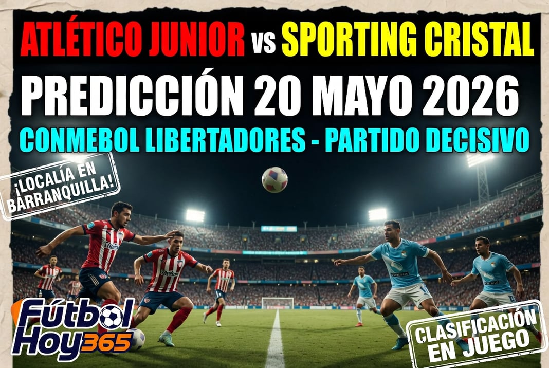 Atlético Junior vs Sporting Cristal Prediccion 20 Mayo 2026 CONMEBOL Libertadores