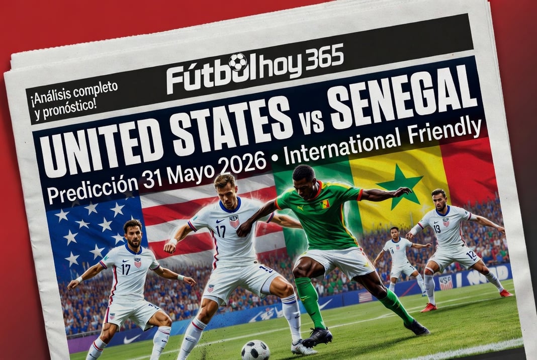 United States vs Senegal Prediccion 31 Mayo 2026 International Friendly