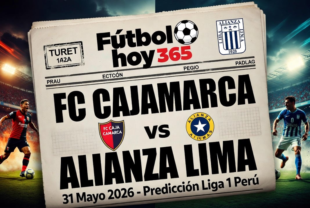 FC Cajamarca vs Alianza Lima 31 Mayo 2026 Prediccion Liga 1 Peru