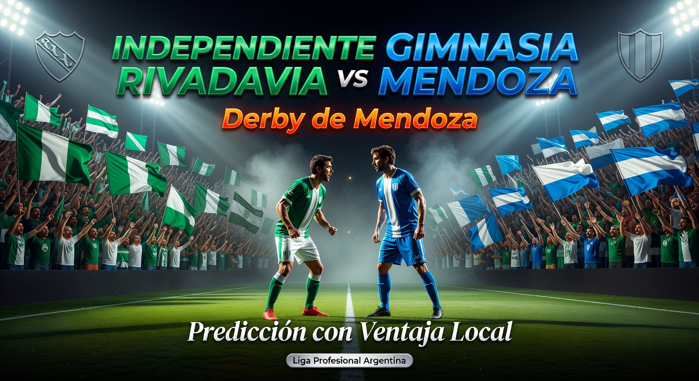 Independ. Rivadavia vs Gimnasia M. Pronóstico / Prediction