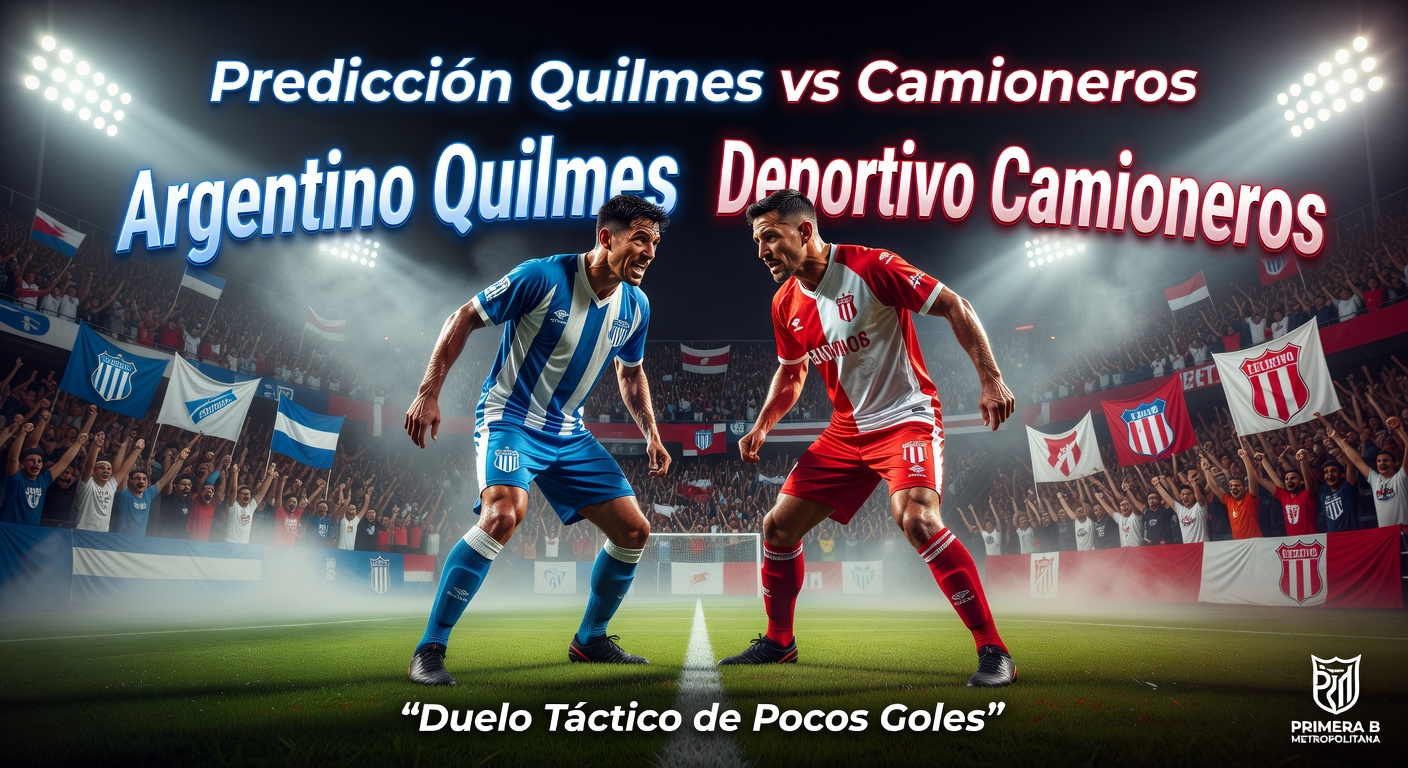 Argentino Quilmes vs Deportivo Camioneros Pronóstico / Prediction