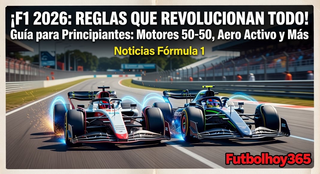 Guía para Principiantes: Regulaciones de Fórmula 1 2026 | Cambios Clave en Motores, Aerodinámica y Más