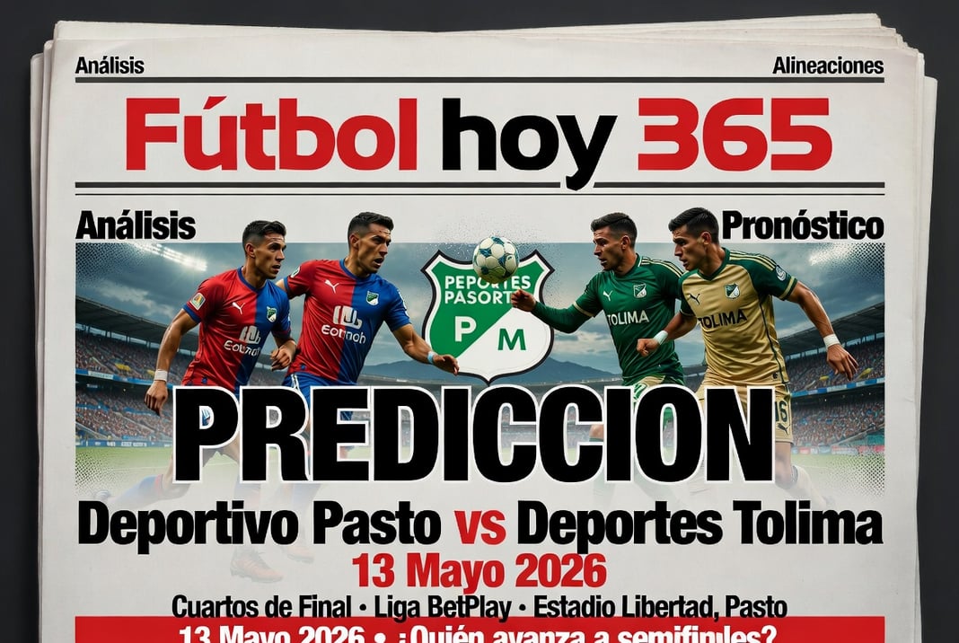 Prediccion Deportivo Pasto vs Deportes Tolima 13 Mayo 2026