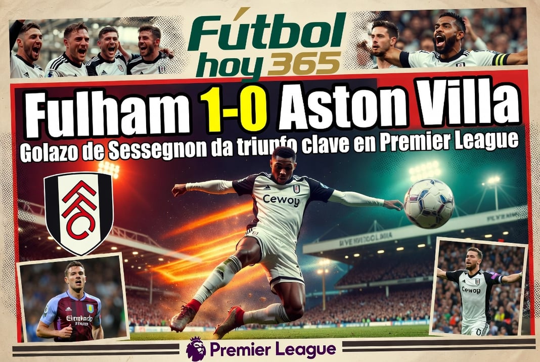 Fulham 1-0 Aston Villa Golazo de Sessegnon da triunfo clave en Premier League