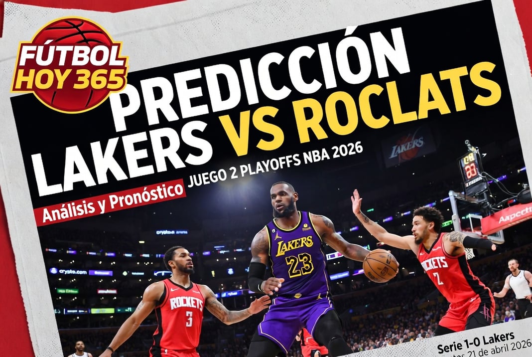 Predicción Lakers vs Rockets Juego 2 Playoffs NBA 2026 Análisis y Pronóstico