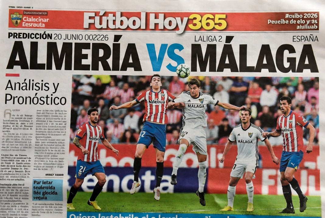 Almería vs Málaga Prediccion 20 Junio 2026 LALIGA 2 España