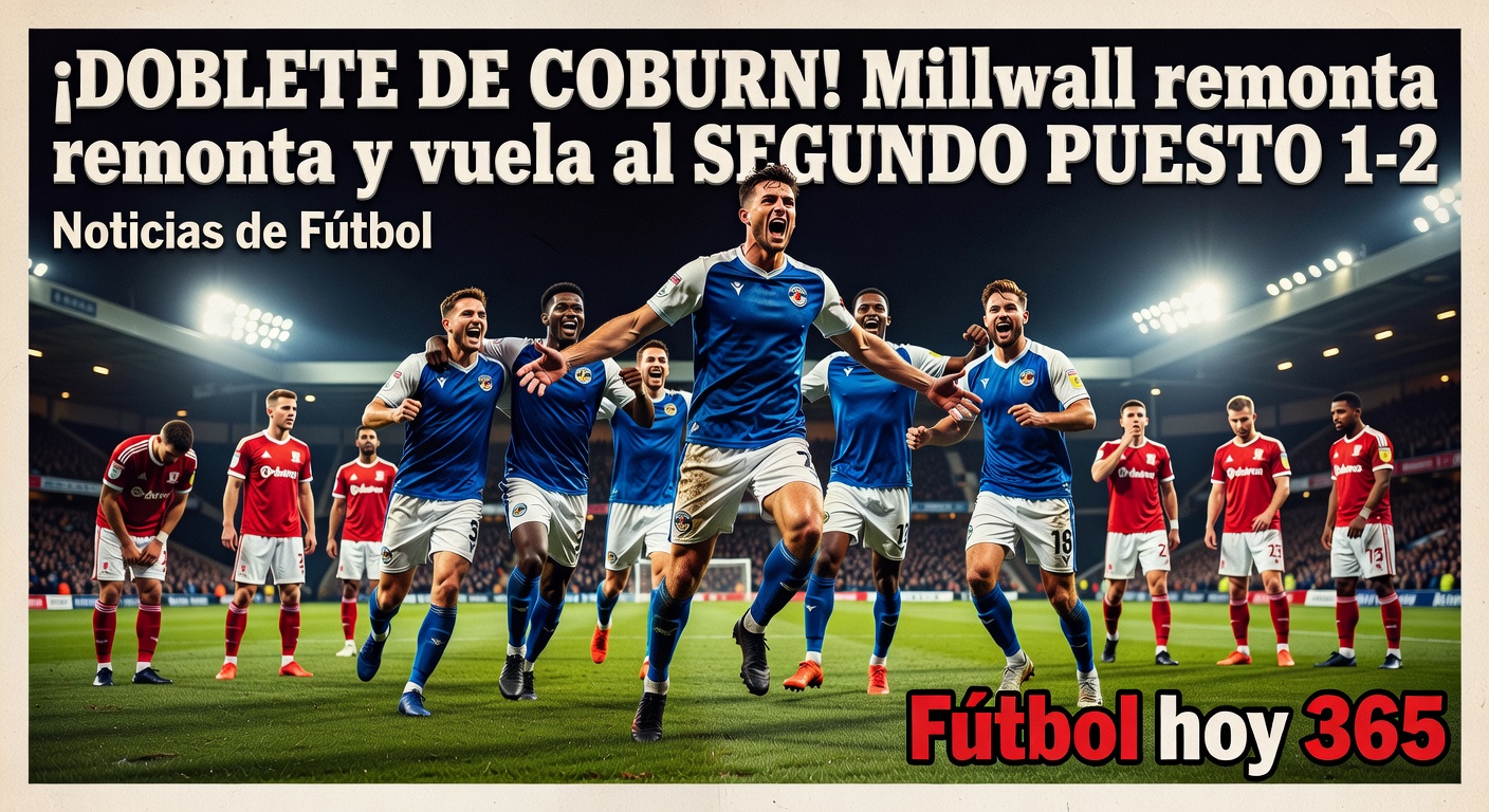 Millwall Beat Middlesbrough 2-1 to Go Second in Championship (BBC Sport, April 4, 2026)
