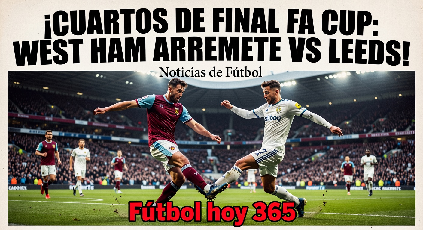 FA Cup Quarter-final: West Ham vs Leeds United (16:30)