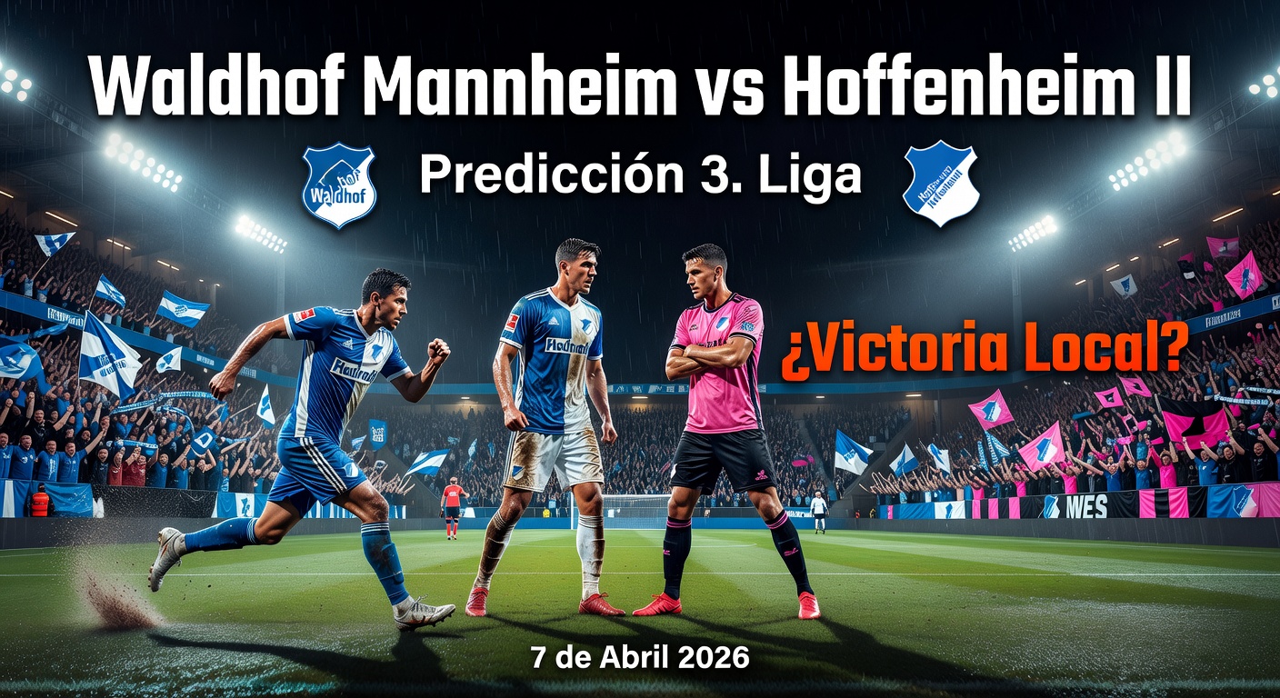 Waldhof Mannheim vs Hoffenheim II Pronóstico / Prediction