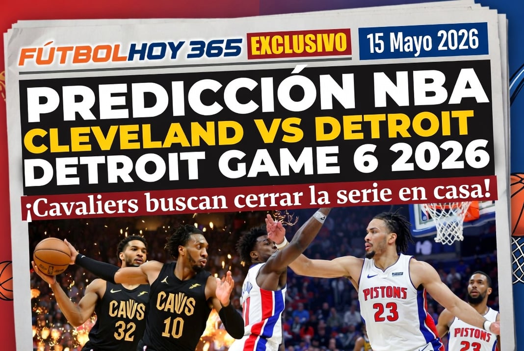 Predicción NBA Cleveland vs Detroit Game 6 2026