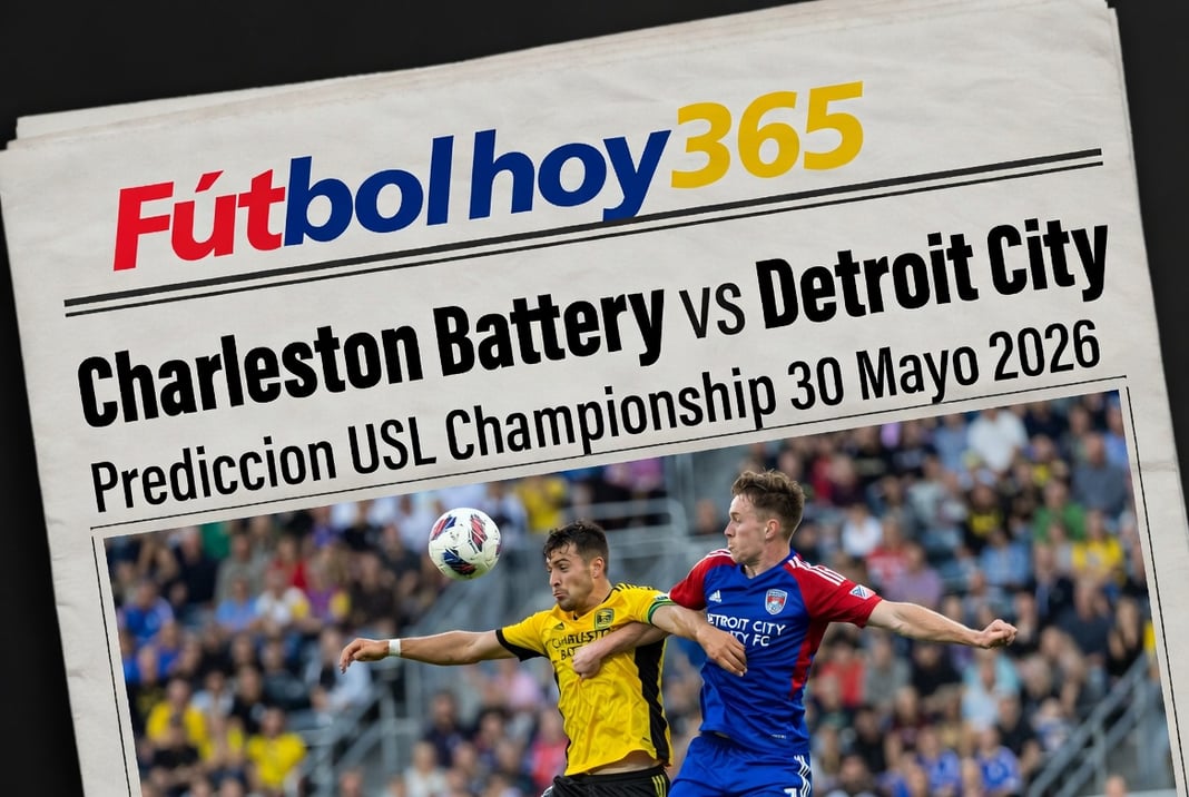 Charleston Battery vs Detroit City Prediccion USL Championship 30 Mayo 2026