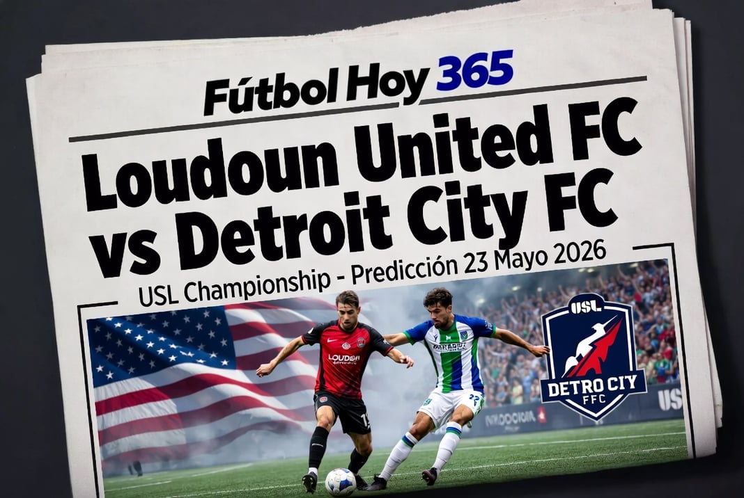 Loudoun United FC vs Detroit City FC USL Championship Prediccion 23 Mayo 2026
