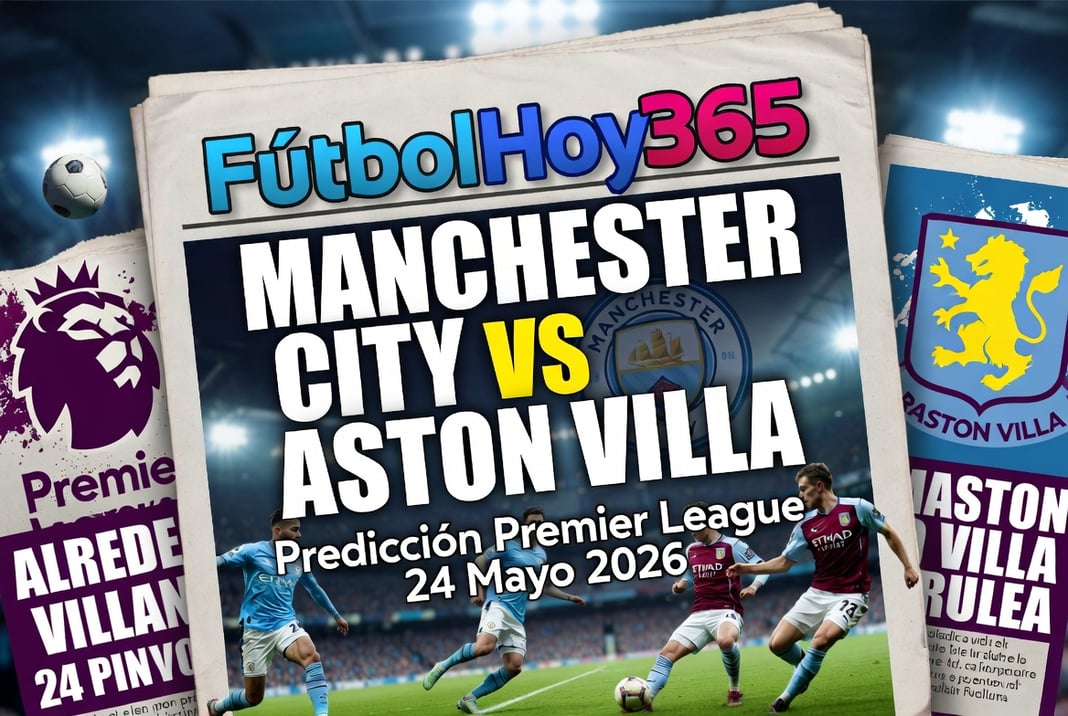 Manchester City vs Aston Villa Prediccion Premier League 24 Mayo 2026