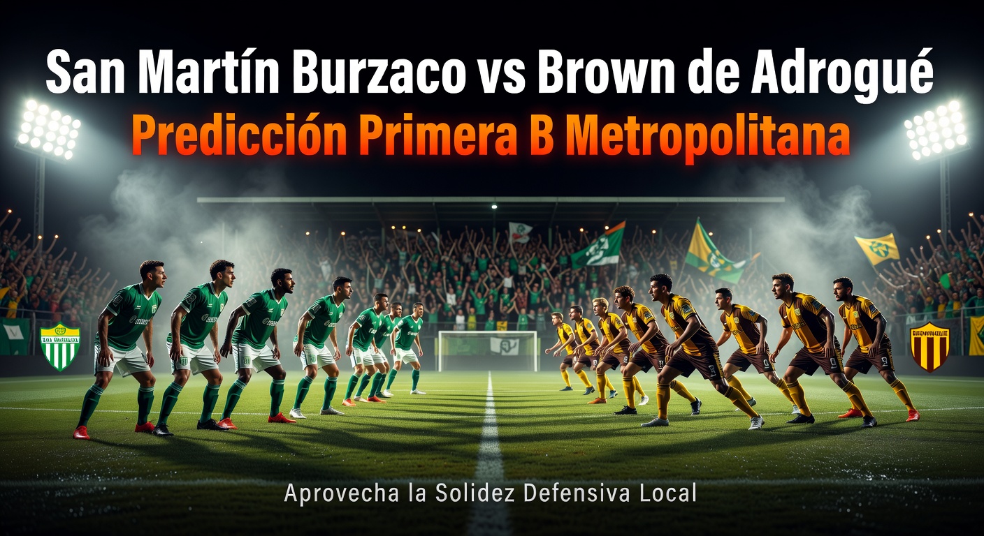 San Martín Burzaco vs Brown DE Adrogue Pronóstico / Prediction