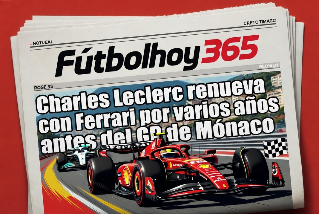 Charles Leclerc renueva con Ferrari por varios años antes del GP de Mónaco