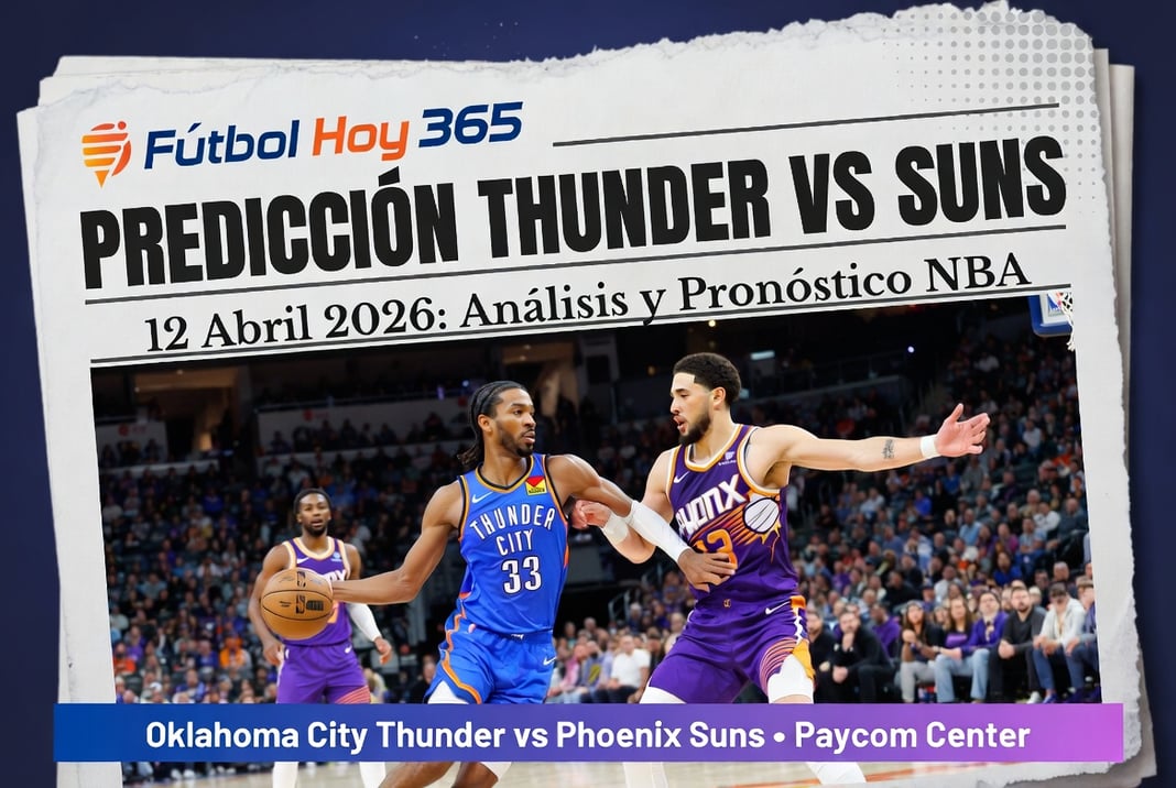 Predicción Thunder vs Suns 12 Abril 2026 Análisis y Pronóstico NBA
