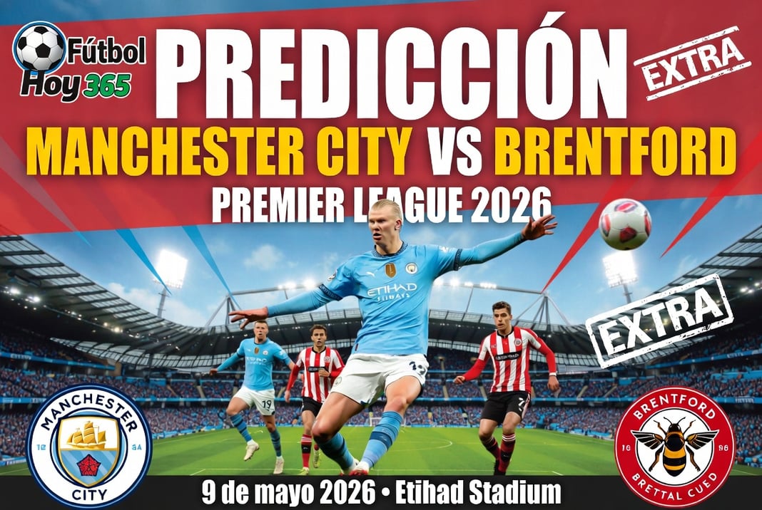 Prediccion Manchester City vs Brentford Premier League 2026