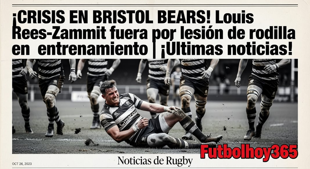 Lesiones en Bristol Bears: Louis Rees-Zammit sufre lesión de rodilla en entrenamiento | Últimas noticias