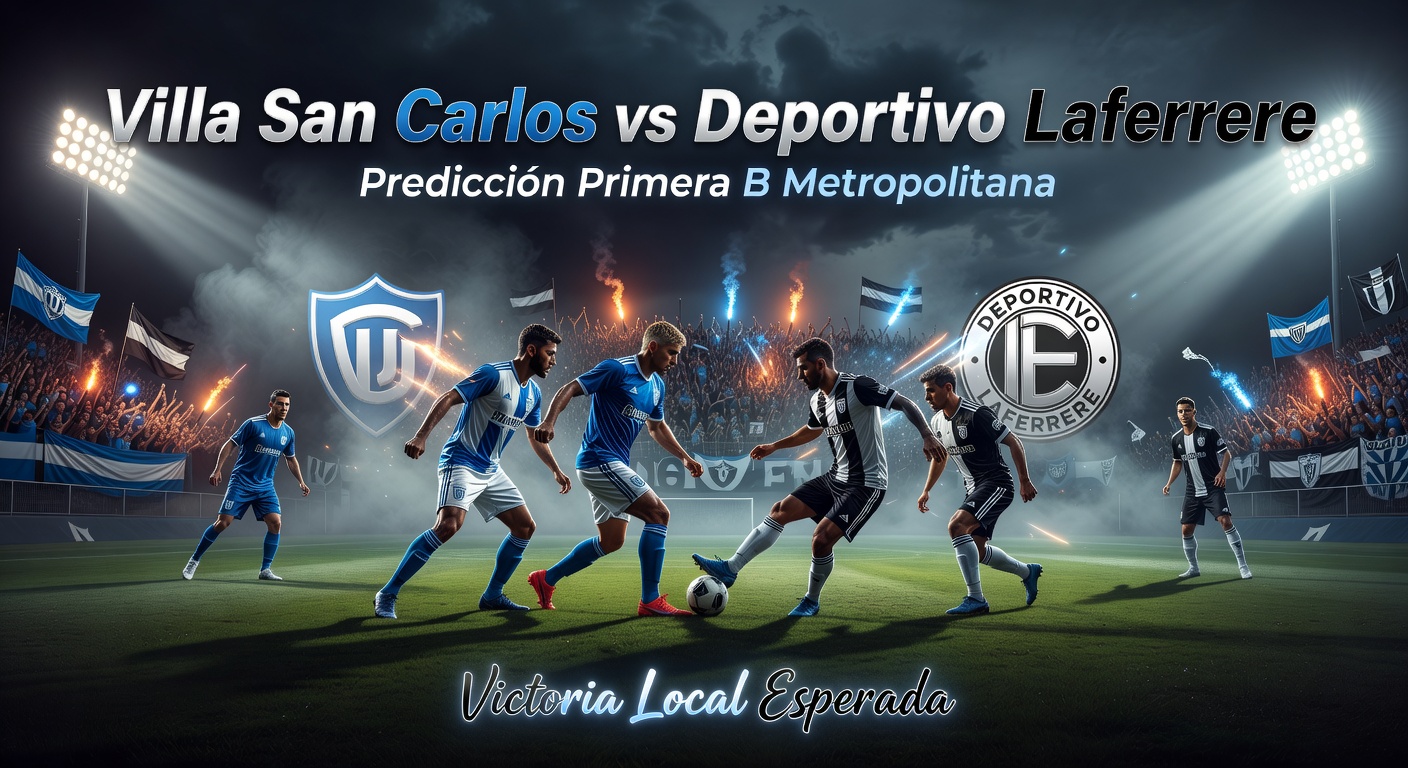 Villa San Carlos vs Deportivo Laferrere Pronóstico / Prediction