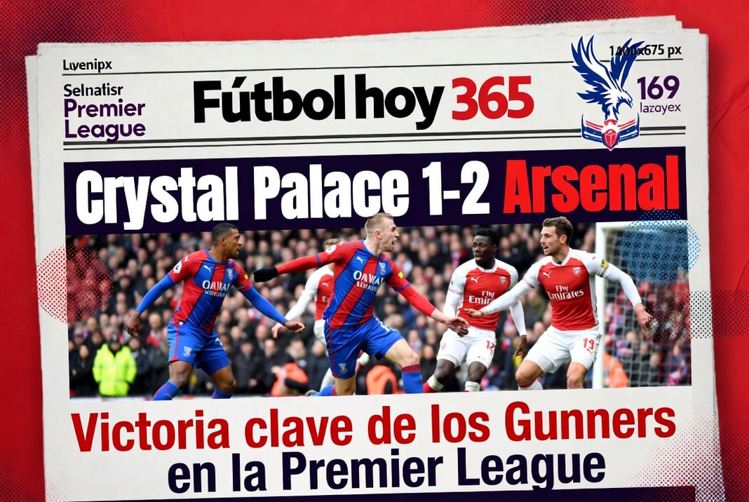 Crystal Palace 1-2 Arsenal Victoria clave de los Gunners en la Premier League