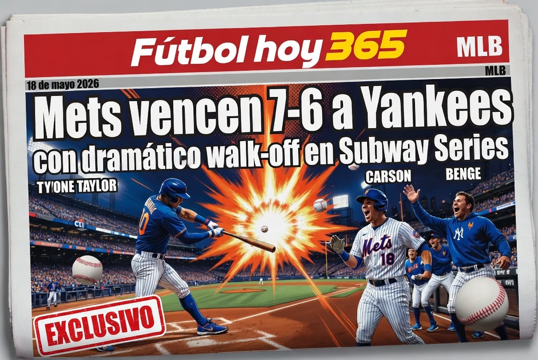 Mets vencen 7-6 a Yankees con dramático walk-off en Subway Series