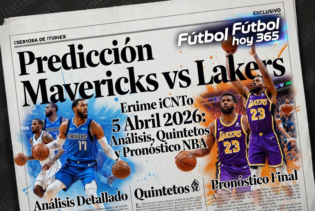 Predicción Mavericks vs Lakers 5 Abril 2026 Análisis, Quintetos y Pronóstico NBA