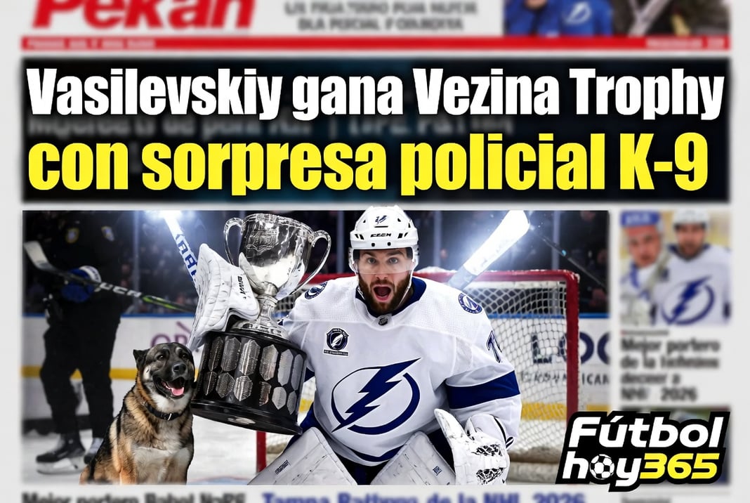 Vasilevskiy gana Vezina Trophy con sorpresa policial K-9