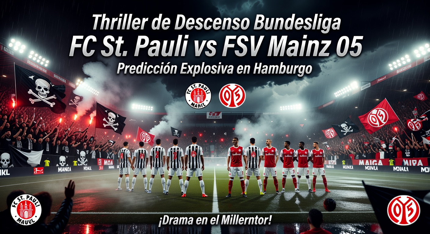 FC St. Pauli vs FSV Mainz 05 Pronóstico / Prediction