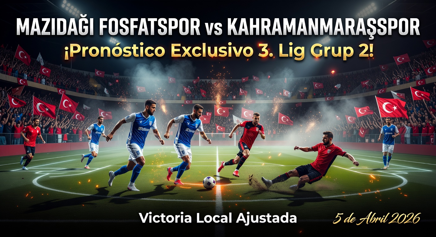 Mazıdağı Fosfatspor vs Kahramanmaraşspor Pronóstico / Prediction