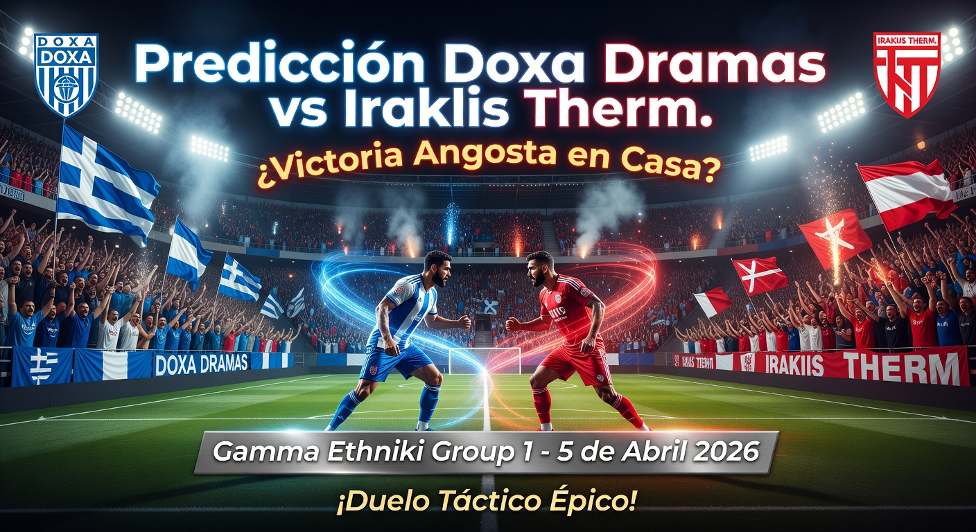 Doxa Dramas vs Iraklis Therm. Pronóstico / Prediction