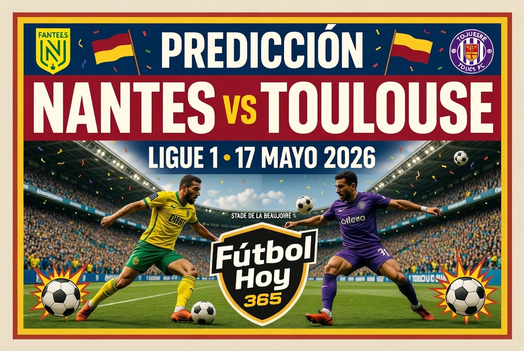 Prediccion Nantes vs Toulouse Ligue 1 17 Mayo 2026