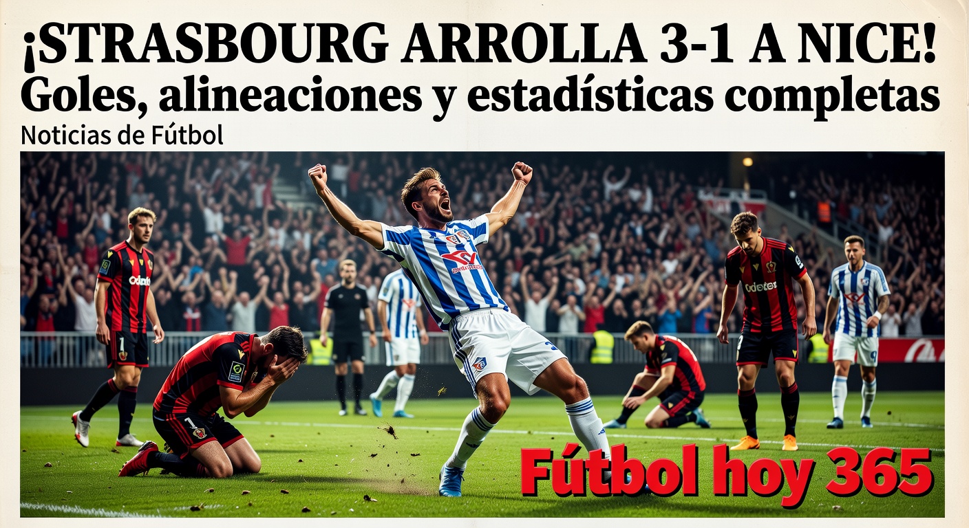 Ligue 1 Upsets: Strasbourg 3-1 Nice (ESPN)