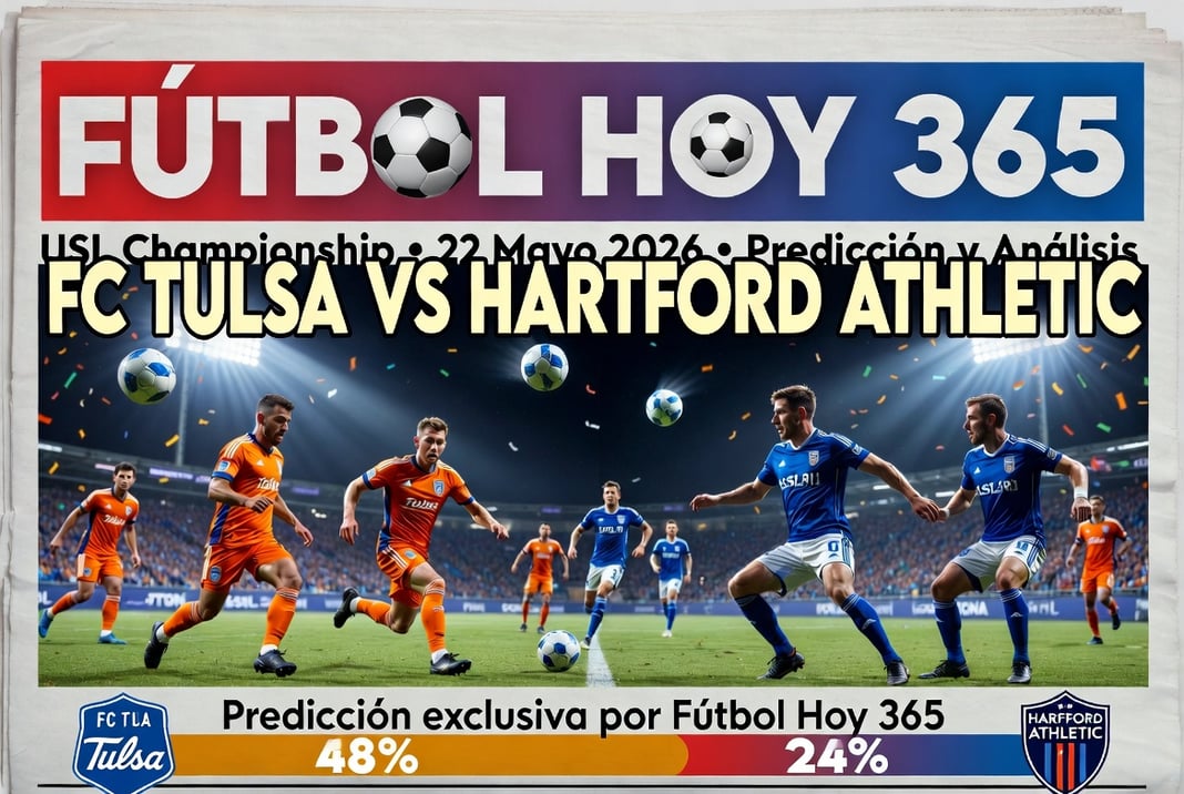 FC Tulsa vs Hartford Athletic USL Championship 22 Mayo 2026 Prediccion y Analisis