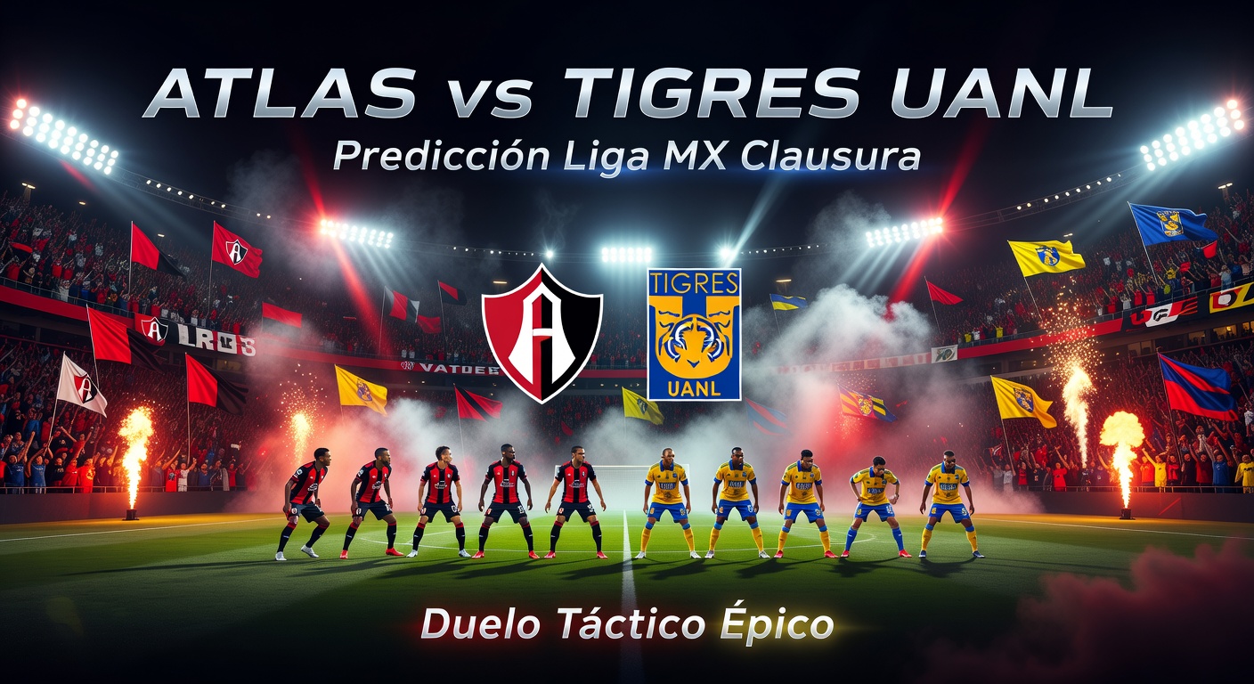 Atlas vs Tigres UANL Pronóstico / Prediction