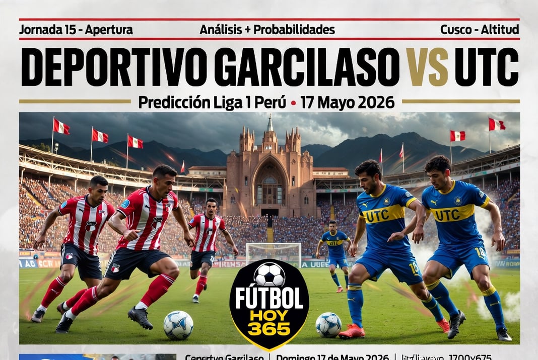 Deportivo Garcilaso vs UTC Predicción 17 Mayo 2026 Liga 1 Peru