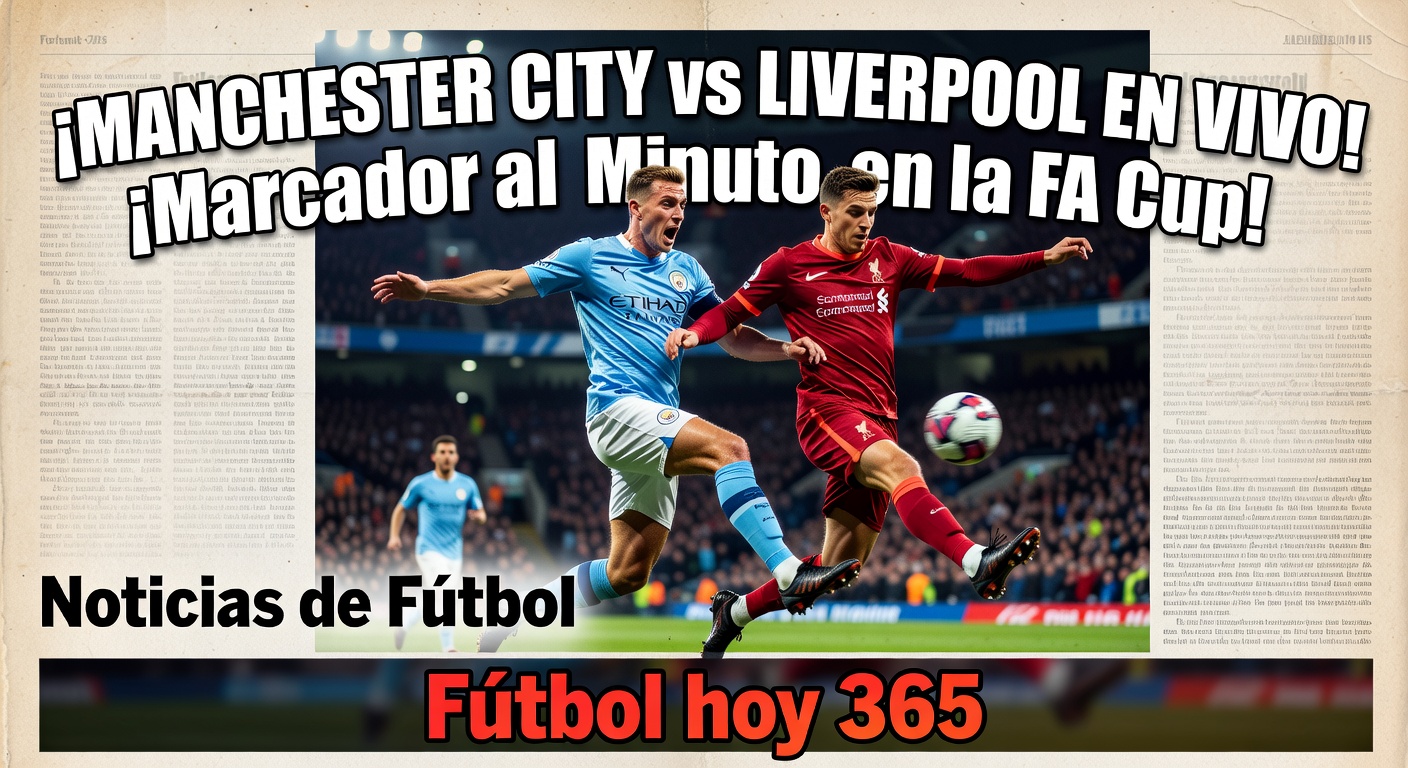 Manchester City vs Liverpool FA Cup Quarter-Final Underway