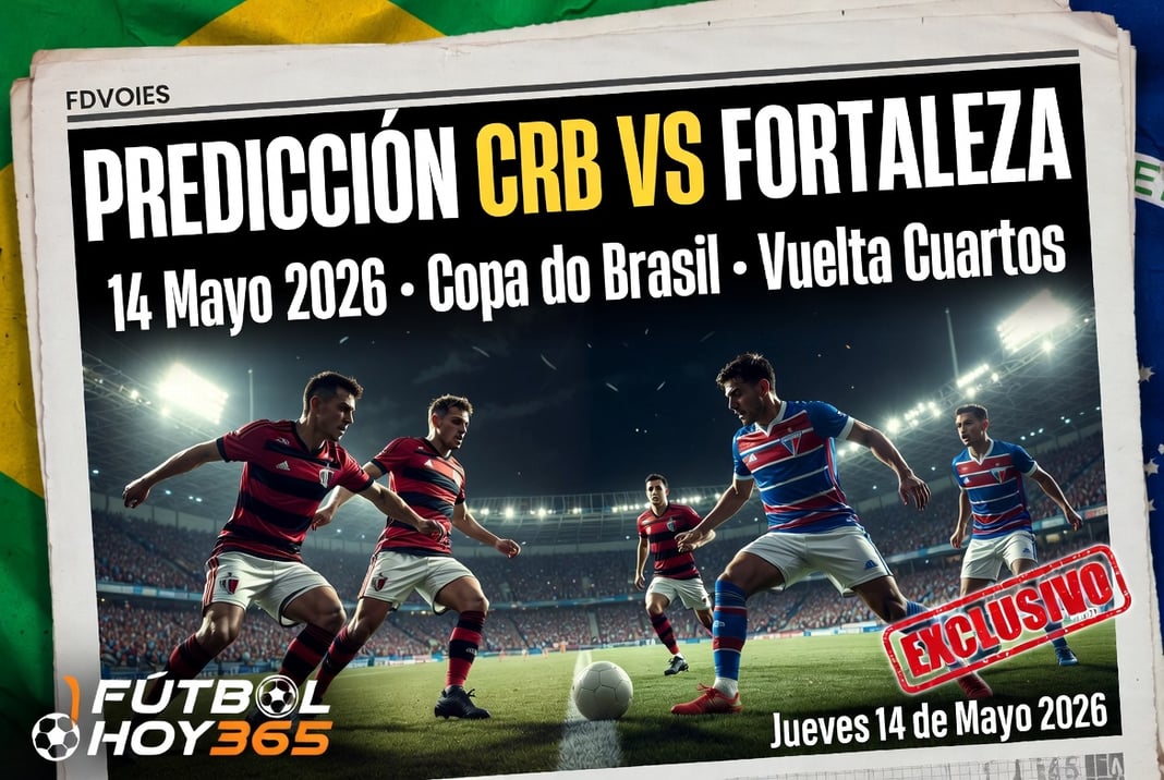 Prediccion CRB vs Fortaleza 14 Mayo 2026 Copa do Brasil