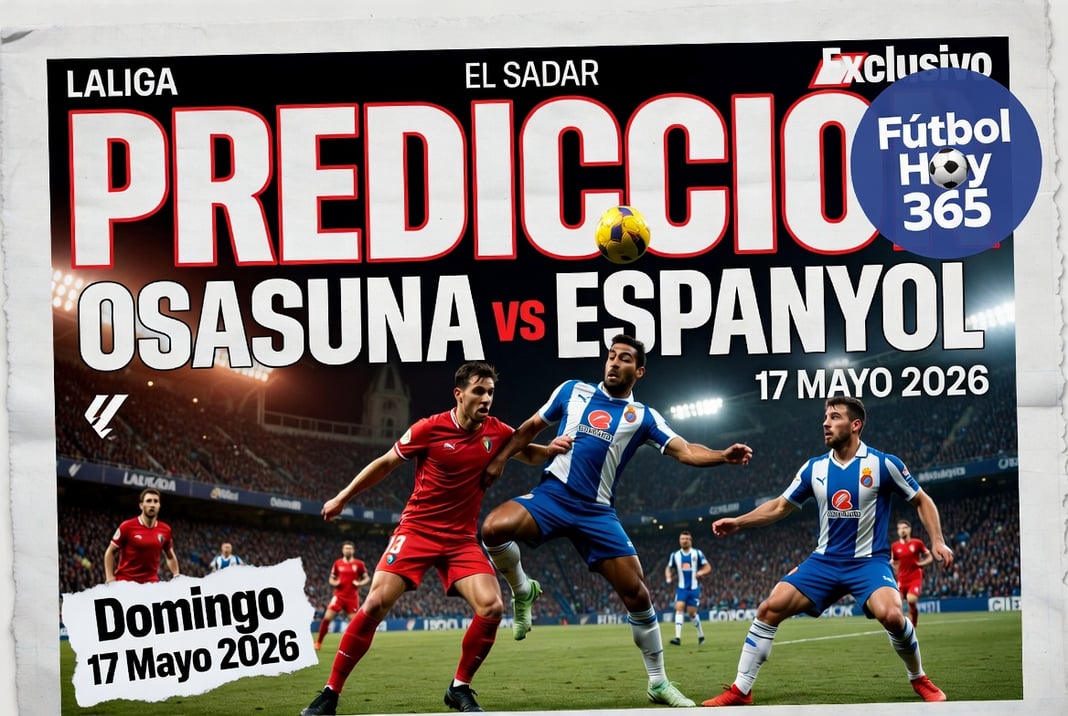 Prediccion Osasuna vs Espanyol LaLiga 17 Mayo 2026