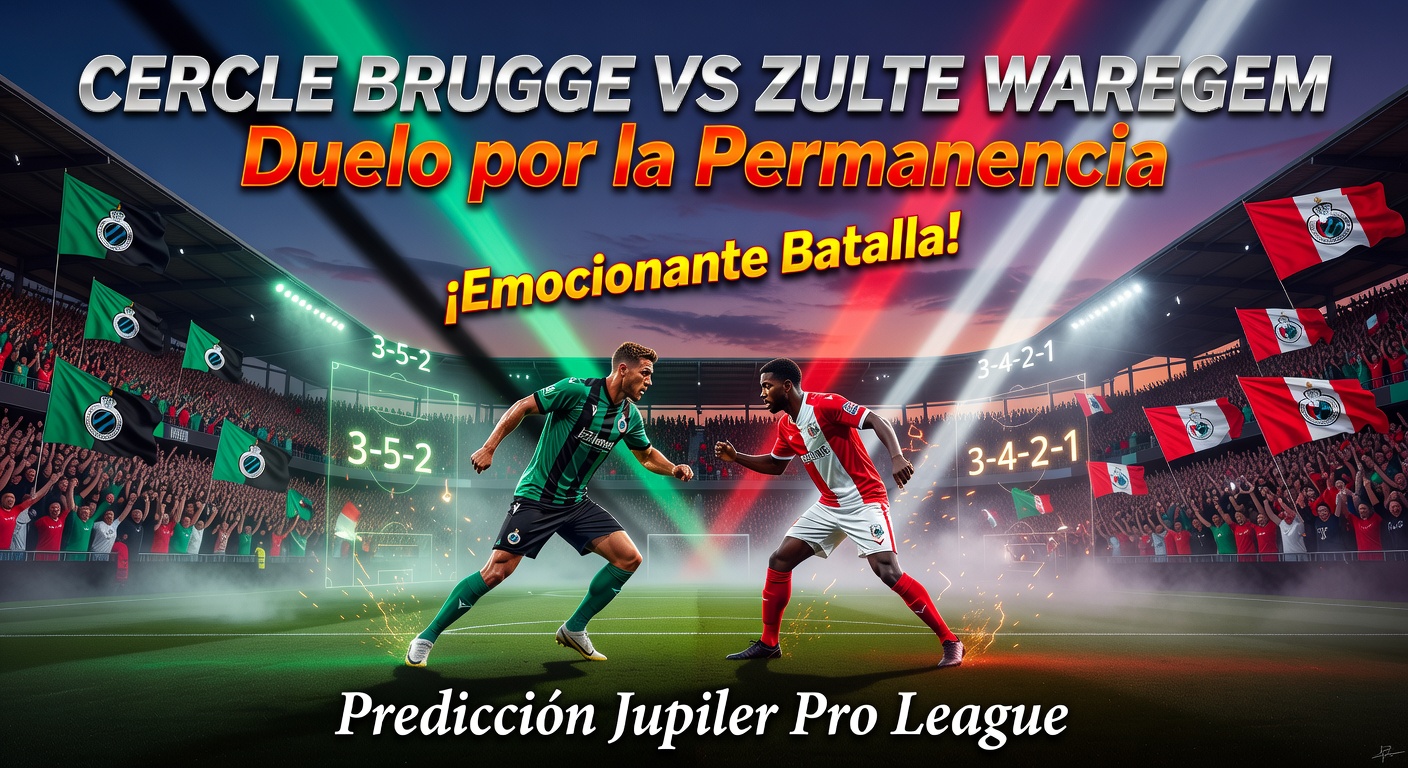 Cercle Brugge vs Zulte Waregem Pronóstico / Prediction