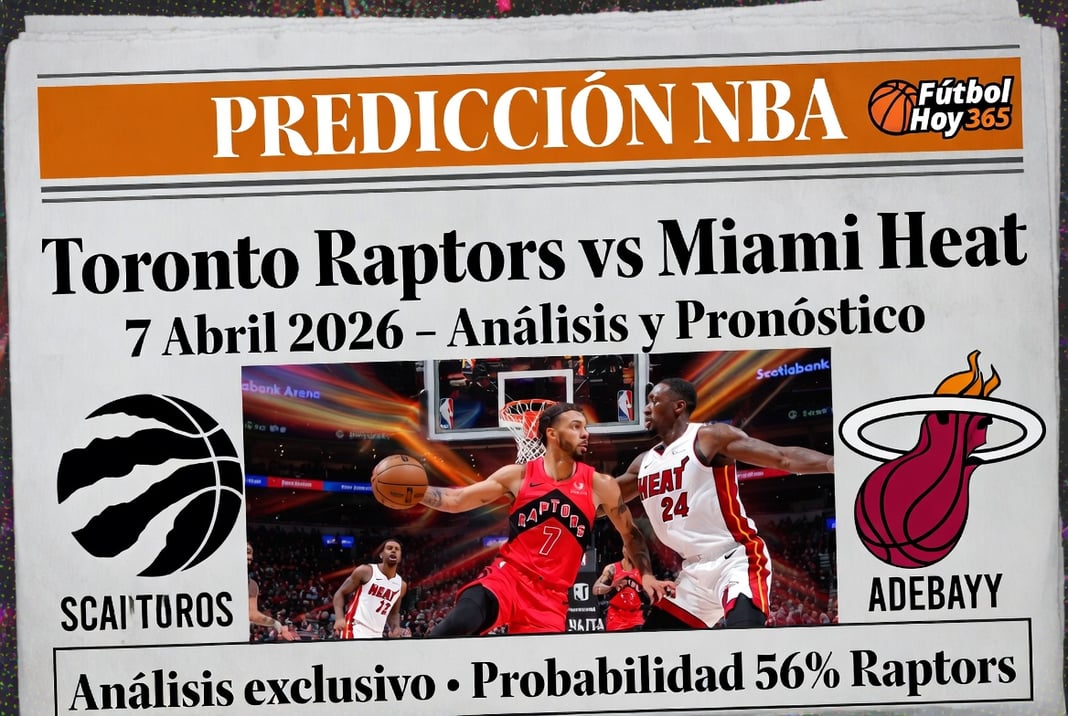Predicción NBA Toronto Raptors vs Miami Heat 7 Abril 2026 – Análisis y Pronóstico